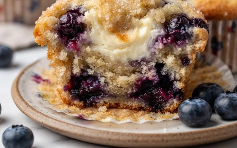 Berry Cream Cheese Muffins
