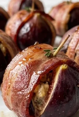 Beef Bacon Wrapped Stuffed Figs