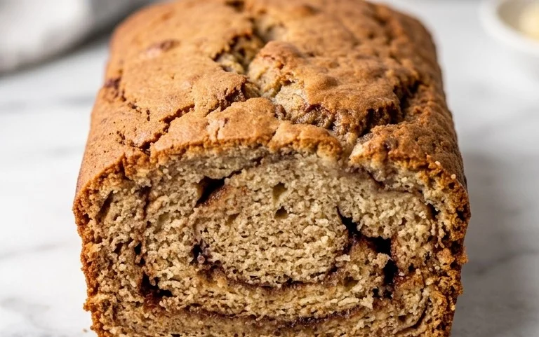 Cinnamon Roll Banana Bread