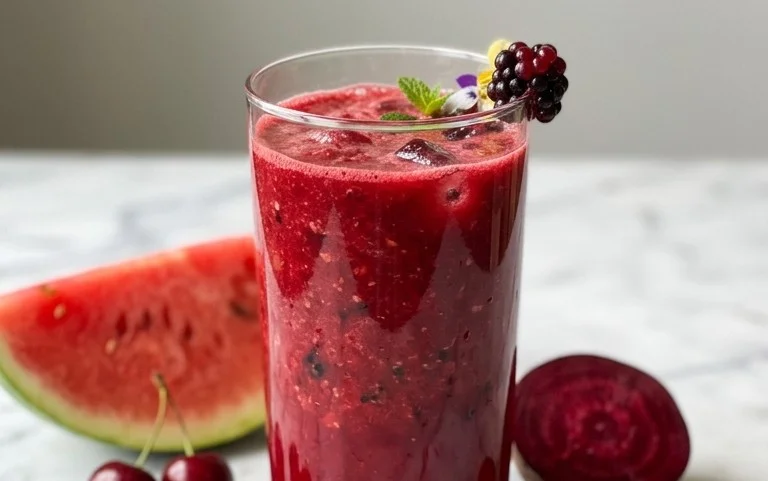 Watermelon Cherry Berry Beet Juice