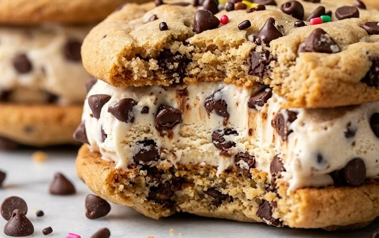 Cookie Ice Cream Sandwiches (Like a Chipwich!)