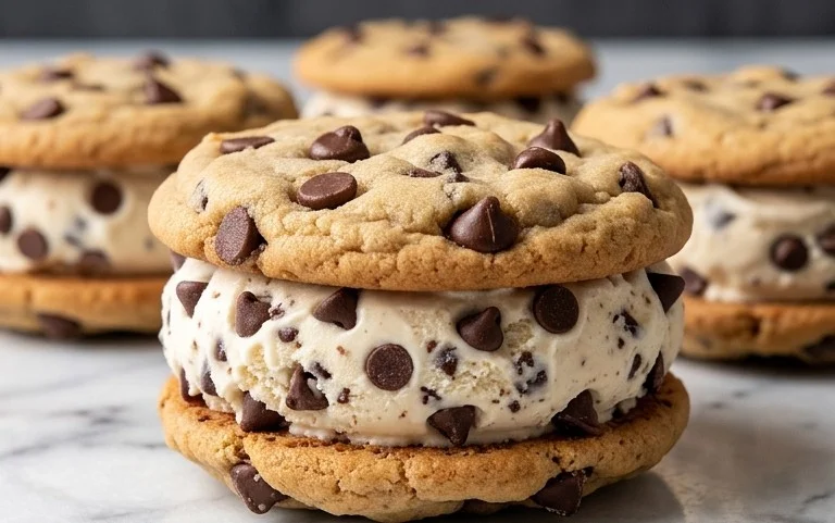 Cookie Ice Cream Sandwiches (Like a Chipwich!)