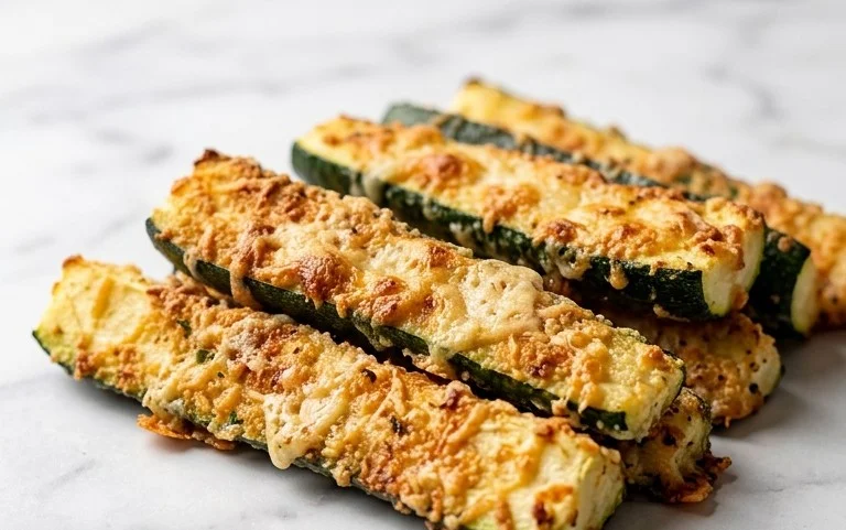 Parmesan Crusted Zucchini Sticks