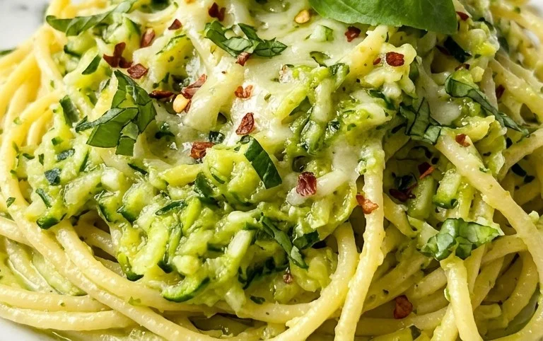 Simple Fresh Zucchini Pasta Sauce
