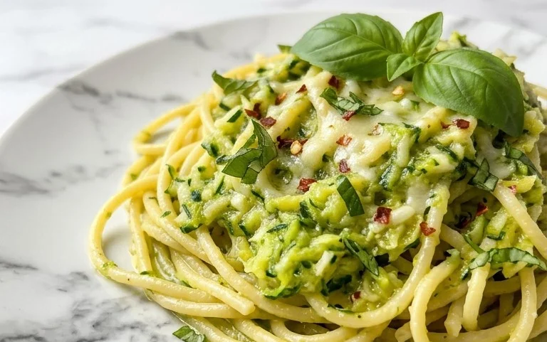 Simple Fresh Zucchini Pasta Sauce