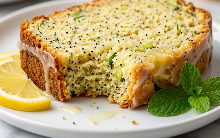 Easy Lemon Poppy Seed Zucchini Bread