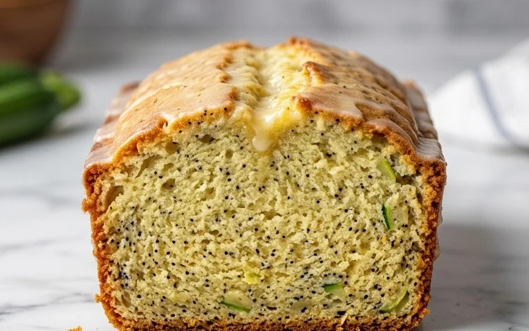 Easy Lemon Poppy Seed Zucchini Bread